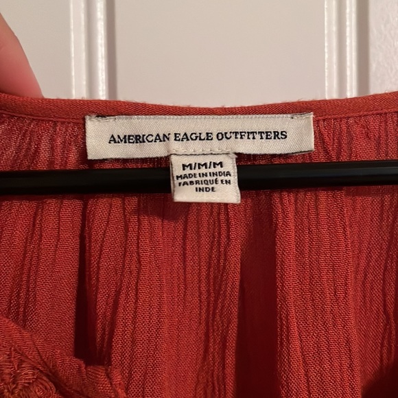 American Eagle Women’s Boho Shirt, Size Medium - Picture 4 of 5